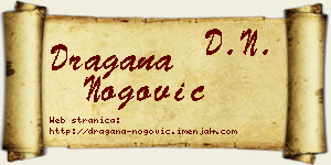 Dragana Nogović vizit kartica